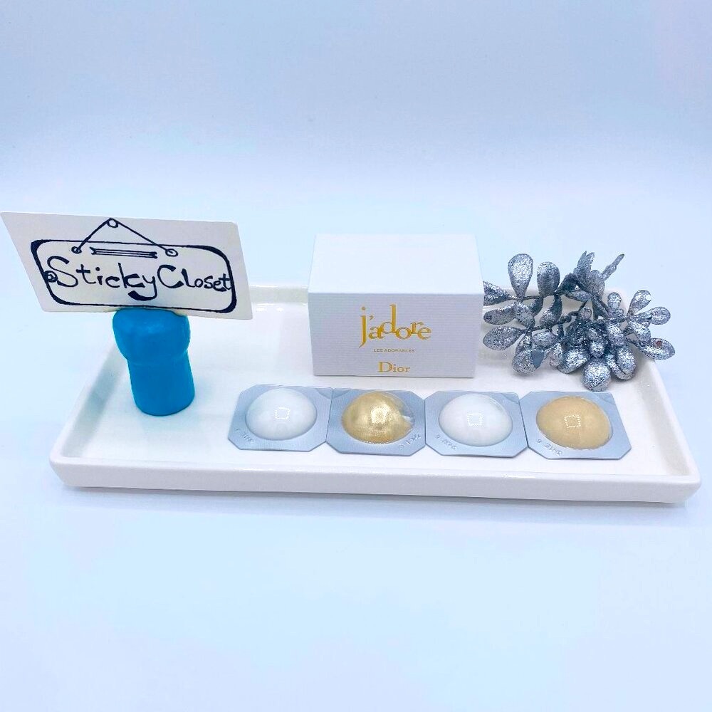 Dior J'adore Les Adorables Set,Scrub Cream Milk Gel,Mini 4x4ml,0.13oz-BOXED-NEW